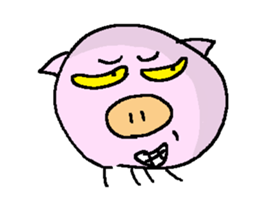pig bu-chan sticker #6694287