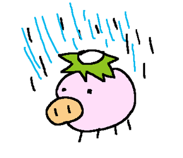 pig bu-chan sticker #6694290