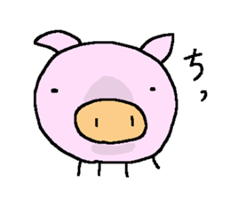 pig bu-chan sticker #6694293