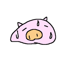 pig bu-chan sticker #6694296