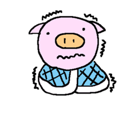 pig bu-chan sticker #6694298