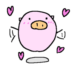 pig bu-chan sticker #6694299
