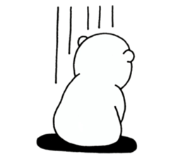 White bear Polvo sticker #6694319