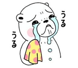 White bear Polvo sticker #6694320