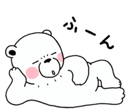 White bear Polvo sticker #6694327