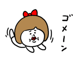 Bobbed Ugly Girl sticker #6694359