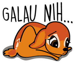 Si Kancil sticker #6694600