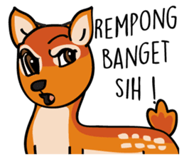 Si Kancil sticker #6694622