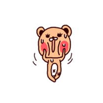 Hello, bear sticker sticker #6694767