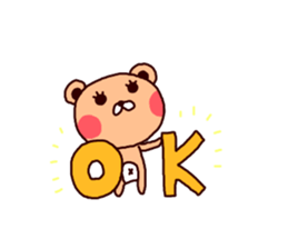 Hello, bear sticker sticker #6694771