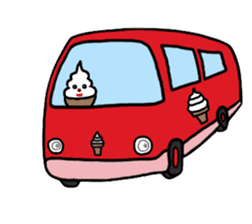 Ice cream kid sticker #6694802