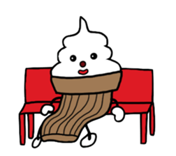 Ice cream kid sticker #6694829