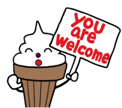 Ice cream kid sticker #6694837