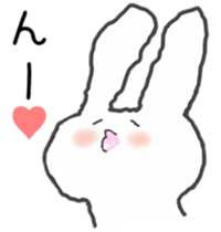 honesty rabbit sticker 5 sticker #6695125