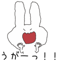 honesty rabbit sticker 5 sticker #6695126