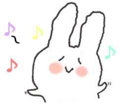 honesty rabbit sticker 5 sticker #6695127