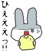honesty rabbit sticker 5 sticker #6695128