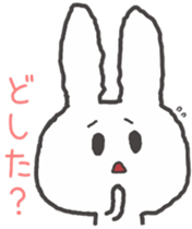 honesty rabbit sticker 5 sticker #6695137