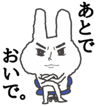 honesty rabbit sticker 5 sticker #6695143