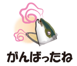 cultured yellowtail is on a diet sticker #6695417