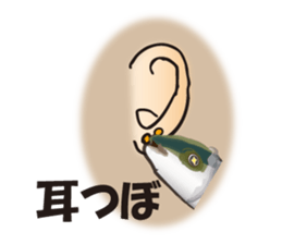 cultured yellowtail is on a diet sticker #6695436