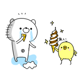 Kumagoro san & Hiyoko san. sticker #6695667