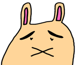 Fukuoka rabbit ver.4(angry) sticker #6695753
