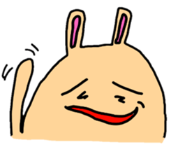 Fukuoka rabbit ver.4(angry) sticker #6695754