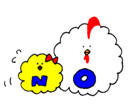 Parent and child of unmanageable hair sticker #6696414