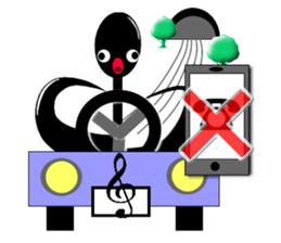 Circle Musical symbol sticker #6697281