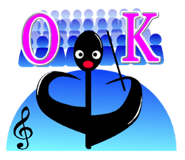 Circle Musical symbol sticker #6697287