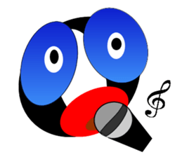 Circle Musical symbol sticker #6697297