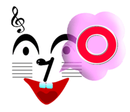 Circle Musical symbol sticker #6697303