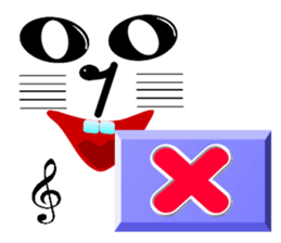 Circle Musical symbol sticker #6697304