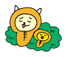 Glitter Heart Cat 3 Everyday use version sticker #6698057