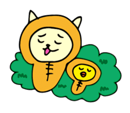 Glitter Heart Cat 3 Everyday use version sticker #6698057