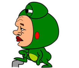 The Green Frog Man Vol.2 sticker #6698080