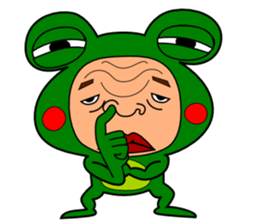 The Green Frog Man Vol.2 sticker #6698081