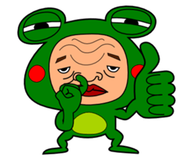 The Green Frog Man Vol.2 sticker #6698082