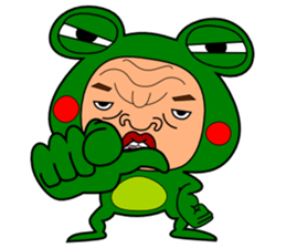 The Green Frog Man Vol.2 sticker #6698083