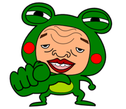 The Green Frog Man Vol.2 sticker #6698084