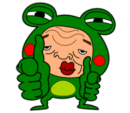 The Green Frog Man Vol.2 sticker #6698085