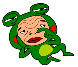 The Green Frog Man Vol.2 sticker #6698086