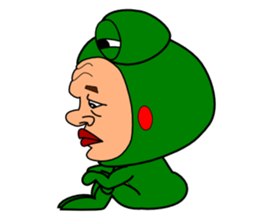 The Green Frog Man Vol.2 sticker #6698087