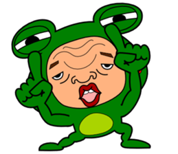 The Green Frog Man Vol.2 sticker #6698088