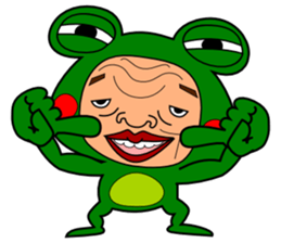 The Green Frog Man Vol.2 sticker #6698089