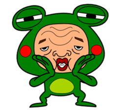 The Green Frog Man Vol.2 sticker #6698090