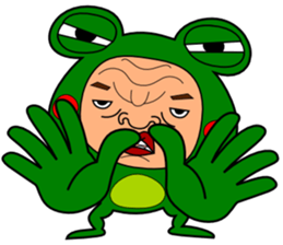 The Green Frog Man Vol.2 sticker #6698091