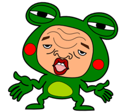 The Green Frog Man Vol.2 sticker #6698092