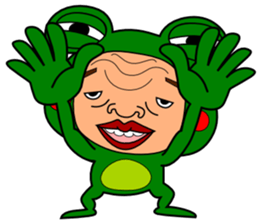 The Green Frog Man Vol.2 sticker #6698093